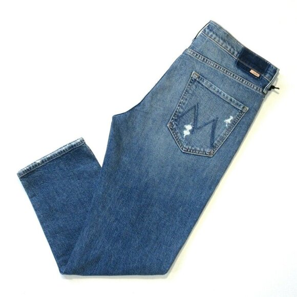 NWT Mother Superior Trickster Ankle in Cryin' On Holy Ground Straight Jeans 31 - Picture 6 of 6